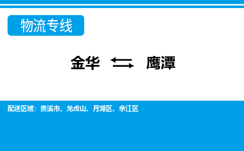 金华到鹰潭物流专线-金华至鹰潭货运公司