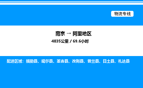 南京到阿里地区整车运输-南京到阿里地区物流公司|点对点运输