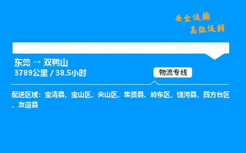 东莞到双鸭山物流专线_东莞到双鸭山物流_东莞至双鸭山物流公司